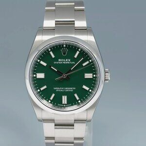 NEW Rolex Green Face 36mm Men's Watch